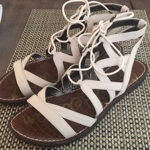 Sam Edelman Gemma Sandal 8.5 in Ivory